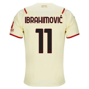 AC Milan Ibrahimović 11 Ude Trøje 2021-2022 - Kortærmet
