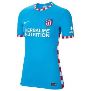 Atlético Madrid Tredje Trøjer Kvinder 2021-2022 - Fodboldtrøjer(S/S)