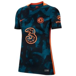 Chelsea Tredje Trøjer Kvinder 2021-2022 - Fodboldtrøjer(S/S)