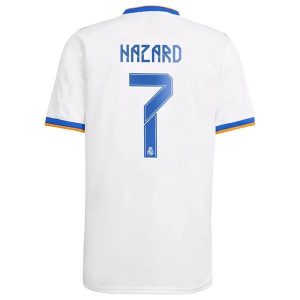 Real Madrid Hazard 7 Hjemme Trøje 2021-2022 - Kortærmet