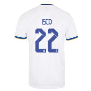 Real Madrid Isco 22 Hjemme Trøje 2021-2022 - Kortærmet